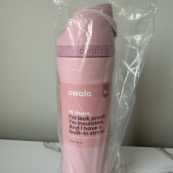 Owala Other - Owala FreeSip 24oz Stainless Steel Water Bottle Rose Quartz- brand new/sealed.